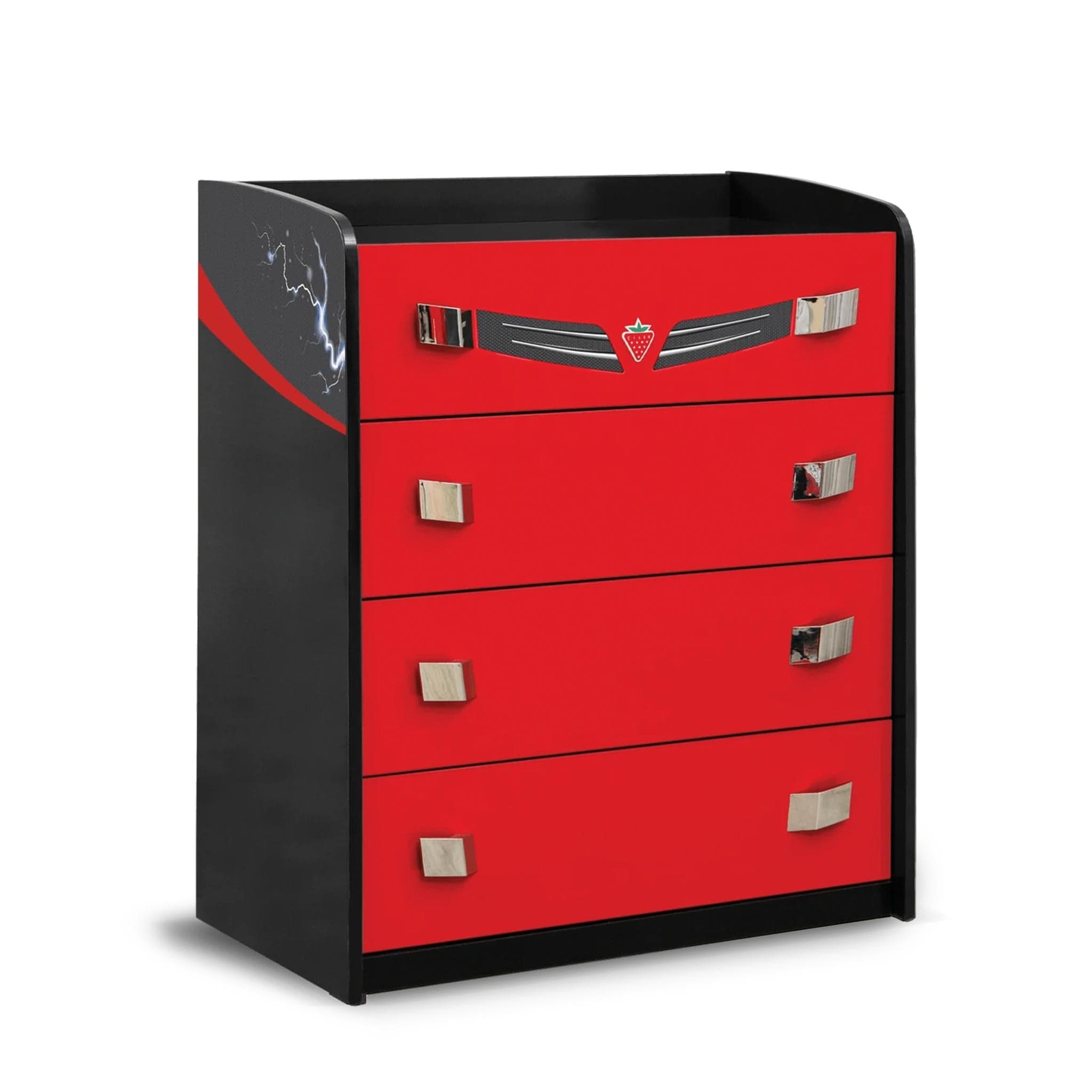 GTS 4 Drawer Chest Dresser with Partitioned Top Drawer