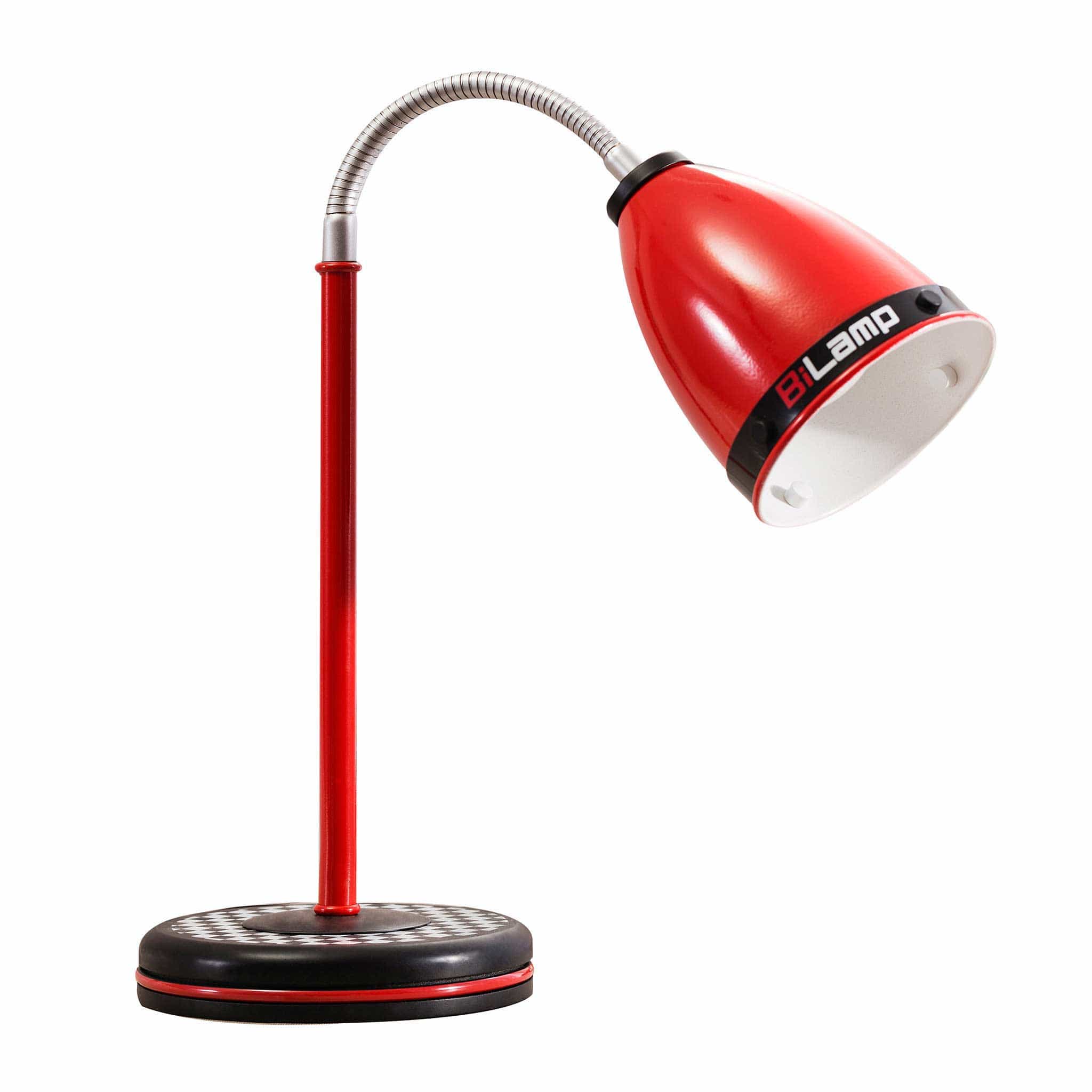 GTS Gooseneck Table Lamp, Red